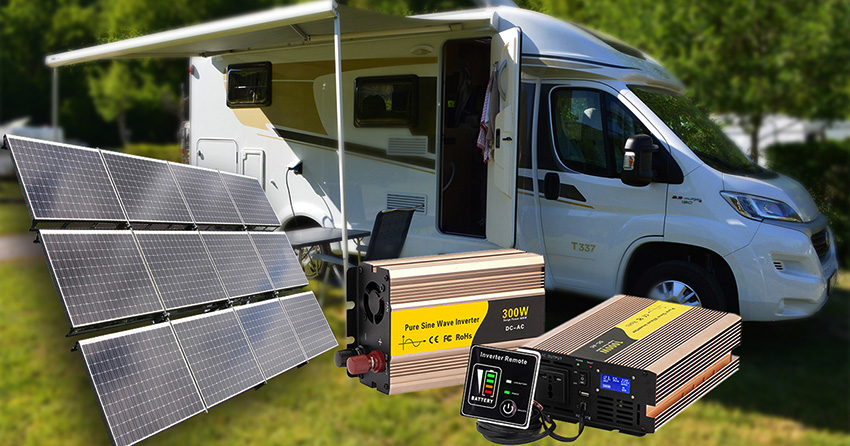 Inverter and panel in RV Inverter and panel in RV