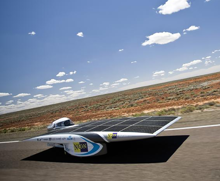 Solar powered car